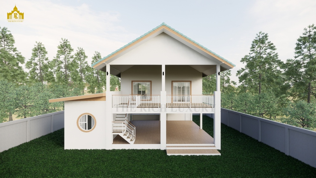 ผลงานออกแบบและสร้างบ้านพักอาศัย 2 ชั้น จ.อุดรธานี